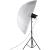 NanLite U-165DT - parasol transparentny, głąboki, 165cm